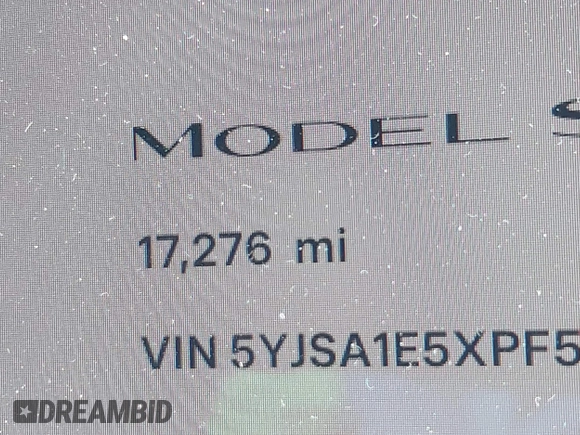 2023 Tesla Model S с VIN 5YJSA1E5XPF518693, выставлен на аукционе IAAI как лот 42768848 с пробегом 17 276 миль миль и . История ставок и продаж доступна на DreamBid. Изображение 16.