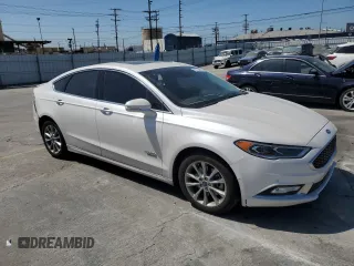 2017 Ford Fusion Titanium with VIN 3FA6P0SU8HR229470, listed as a Copart auction lot 57185625 with 97,973 mi miles and Salvage title. Bid and sale history available at DreamBid. Image 4.