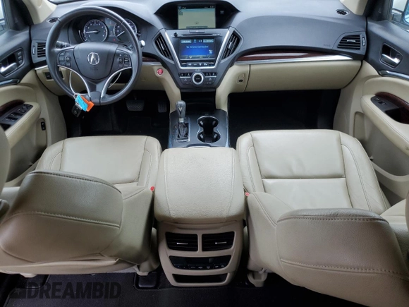 2015 Acura MDX Tech Pkg with VIN 5FRYD3H40FB002968, listed as a Copart auction lot 71251964 with 170,831 mi miles and Salvage Title. Bid and sale history available at carsss.com. Image 8.