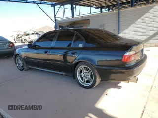 2001 BMW 5 Series 540iA with VIN WBADN63471GM73128, listed as a Copart auction lot 89194105 with 186,728 mi miles and Salvage Title. Bid and sale history available at carsss.com. Image 2.