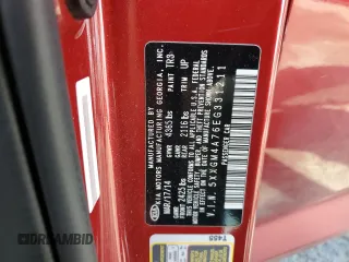 2014 Kia Optima LX with VIN 5XXGM4A76EG331211, listed as a Copart auction lot 61505605 with 152,275 mi miles and Salvage title. Bid and sale history available at DreamBid. Image 12.