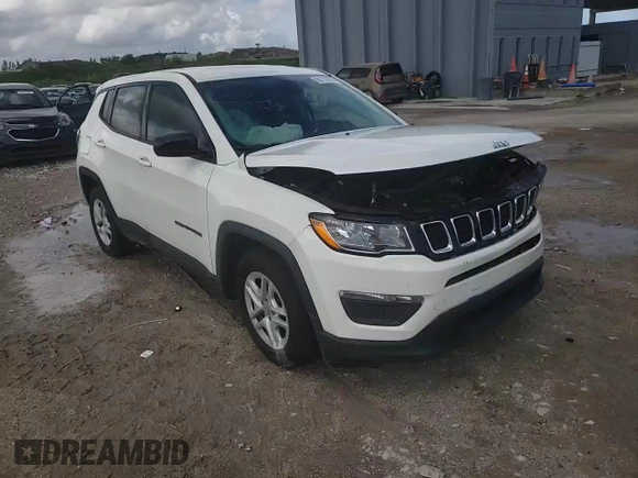 2019 Jeep Compass Sport z VIN 3C4NJCAB1KT637151, wystawiony jako Copart lot #60116915 z przebiegiem 74 149 mil mil oraz Nie do naprawy • Non repairable. Historia ofert i sprzedaży dostępna na DreamBid. Obrazek 14.