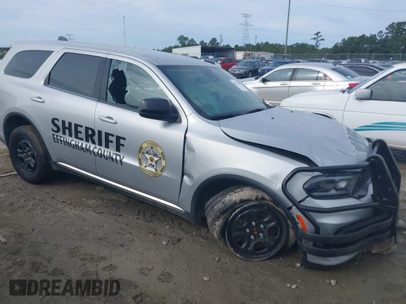 2023 Dodge Durango Pursuit with VIN 1C4SDJFT5PC629959, listed as a IAAI auction lot 40274866 with 6,877 mi miles and . Bid and sale history available at DreamBid. Image 1.