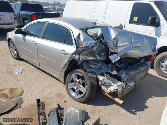 2008 Chevrolet Malibu LT w/1LT with VIN 1G1ZH57B08F292478, listed as a IAAI auction lot 41649919 with 159,770 mi miles. Bid and sale history available at carsss.com. Image 3.