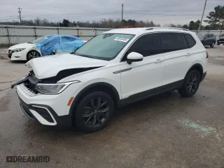 2022 Volkswagen Tiguan SE with VIN 3VV3B7AX5NM042116, listed as a Copart auction lot 46055365 with 56,647 mi miles and Salvage Title. Bid and sale history available at carsss.com. Image 1.