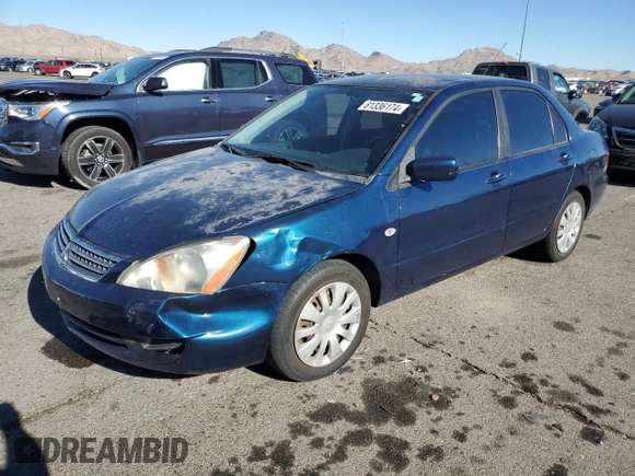 2006 Mitsubishi Lancer ES with VIN JA3AJ26E06U005702, listed as a Copart auction lot 81336174 with 54,824 mi miles and Clean Title. Bid and sale history available at carsss.com. Image 1.