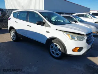 2017 Ford Escape S with VIN 1FMCU0F71HUE98361, listed as a IAAI auction lot 41699546 with 105,982 mi miles. Bid and sale history available at carsss.com. Image 1.