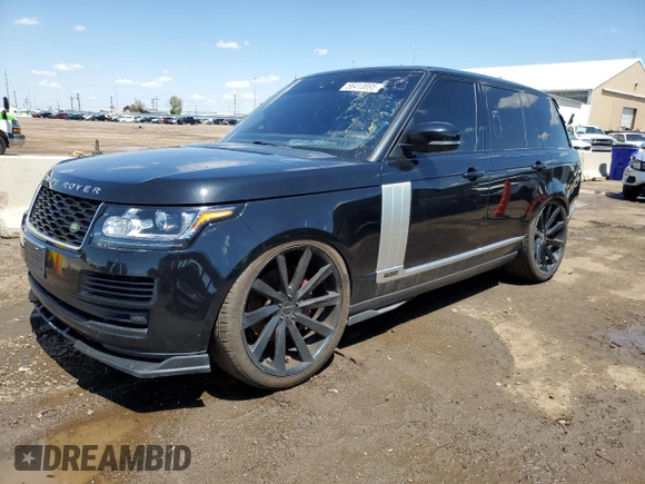 2017 Land Rover Range Rover HSE z VIN SALGS2FV9HA375004, wystawiony jako Copart lot #56413895 z przebiegiem 93 791 mil mil oraz Czysty tytuł • Clean title. Historia ofert i sprzedaży dostępna na DreamBid. Obrazek 1.