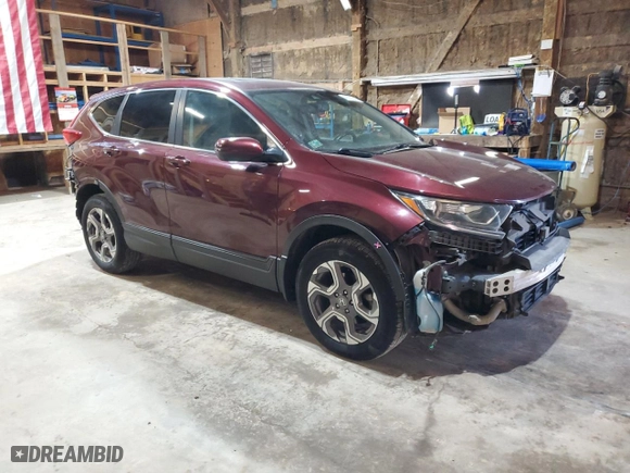 2019 Honda CR-V EX-L with VIN 7FARW2H80KE023296, listed as a Copart auction lot 48061425 with 144,660 mi miles and Salvage Title. Bid and sale history available at carsss.com. Image 4.