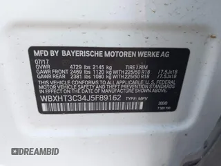 2018 BMW X1 xDrive28i z VIN WBXHT3C34J5F89162, wystawiony jako IAAI lot #42254400 z przebiegiem 131 979 mil mil oraz . Historia ofert i sprzedaży dostępna na DreamBid. Obrazek 9.