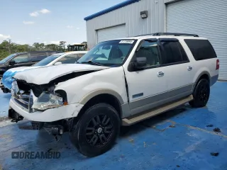 2007 Ford Expedition Max Eddie Bauer with VIN 1FMFK18597LA44478, listed as a Copart auction lot 51779085 with 152,885 mi miles and Salvage Title. Bid and sale history available at DreamBid. Image 1.