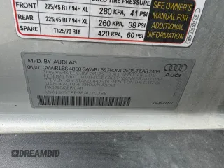 2008 Audi A3 S line z VIN WAUKD78P98A010388, wystawiony jako Copart lot #62168315 z przebiegiem 317 248 mil mil oraz Czysty tytuł • Clean title. Historia ofert i sprzedaży dostępna na DreamBid. Obrazek 10.