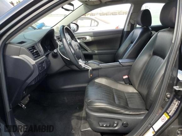 2011 Lexus CT 200h with VIN JTHKD5BH5B2035541, listed as a Copart auction lot 48056285 with 183,624 mi miles and Salvage Title. Bid and sale history available at DreamBid. Image 7.