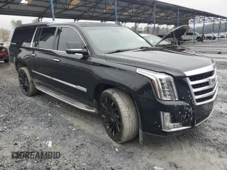 2015 Cadillac Escalade ESV Luxury z VIN 1GYS4SKJXFR565563, wystawiony jako Copart lot #84389024 z przebiegiem 190 876 mil mil oraz Tytuł czysty. Historia ofert i sprzedaży dostępna na DreamBid. Obrazek 4.