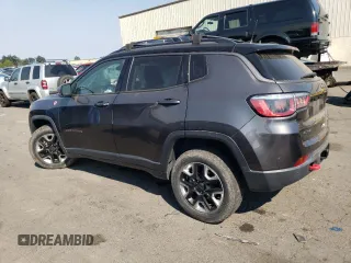 2018 Jeep Compass Trailhawk with VIN 3C4NJDDB8JT307863, listed as a Copart auction lot 66038444 with 46,514 mi miles and Salvage Title. Bid and sale history available at carsss.com. Image 2.