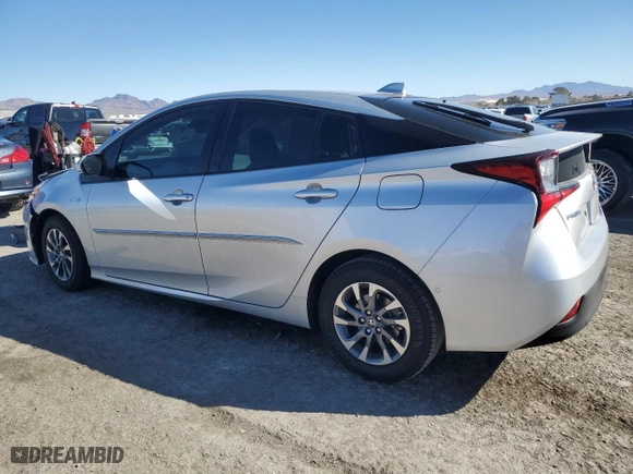 2021 Toyota Prius L Eco with VIN JTDKAMFU8M3135691, listed as a Copart auction lot 45679435 with 40,846 mi miles and Salvage Title. Bid and sale history available at carsss.com. Image 2.
