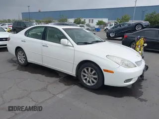 2004 Lexus ES 330 with VIN JTHBA30G145004280, listed as a IAAI auction lot 42114785 with 96,952 mi miles. Bid and sale history available at carsss.com. Image 1.