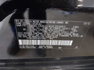 2012 Toyota RAV4 with VIN 2T3BF4DV6CW201969, listed as a IAAI auction lot 42570412 with 99,503 mi miles and . Bid and sale history available at DreamBid. Image 9.