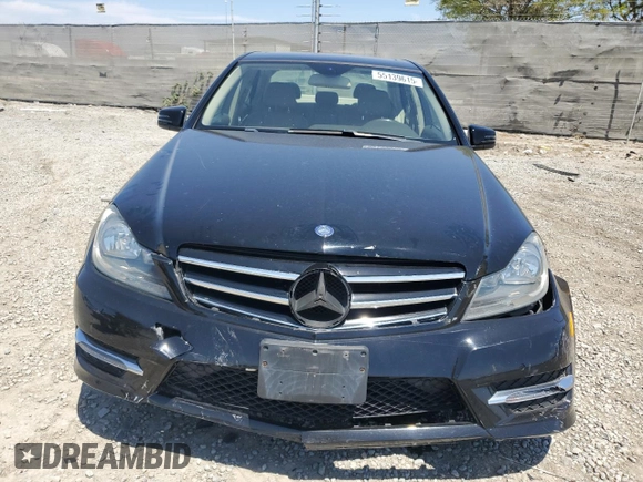 2014 Mercedes-Benz C 250 Sport with VIN WDDGF4HB0EA933110, listed as a Copart auction lot 55139615 with 110,603 mi miles and Salvage Title. Bid and sale history available at DreamBid. Image 5.