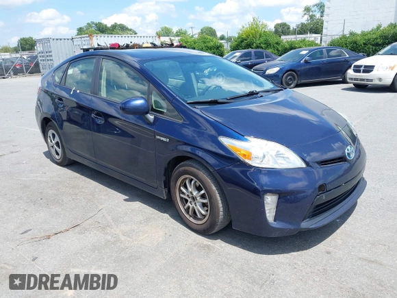 2015 Toyota Prius Four with VIN JTDKN3DU9F0441160, listed as a IAAI auction lot 42561281 with 186,192 mi miles and . Bid and sale history available at DreamBid. Image 1.