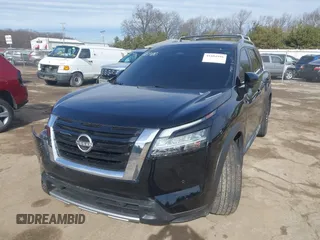 2024 Nissan Pathfinder Platinum with VIN 5N1DR3DK7RC269754, listed as a IAAI auction lot 41684186 with 14,047 mi miles and . Bid and sale history available at DreamBid. Image 17.