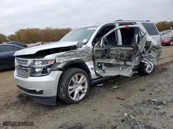 2018 Chevrolet Tahoe Premier with VIN 1GNSCCKC8JR150855, listed as a Copart auction lot 83774794 with 0 mi miles and Salvage Title. Bid and sale history available at carsss.com. Image 1.