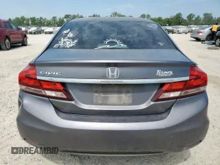 2015 Honda Civic LX with VIN 2HGFB2F54FH547491, listed as a Copart auction lot 57785885 with 161,682 mi miles and Salvage title. Bid and sale history available at DreamBid. Image 6.