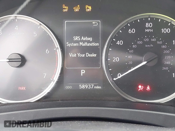 2022 Lexus IS 300 z VIN JTHDA1D23N5121856, wystawiony jako IAAI lot #41146026 z przebiegiem 58 937 mil mil oraz . Historia ofert i sprzedaży dostępna na DreamBid. Obrazek 16.