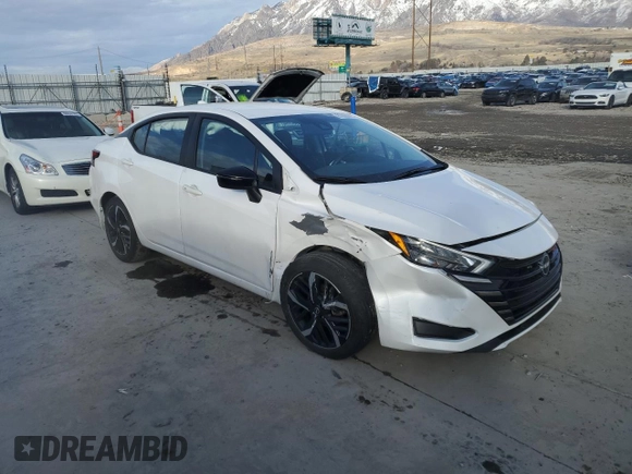 2023 Nissan Versa SR with VIN 3N1CN8FV0PL837945, listed as a Copart auction lot 87968695 with 22,007 mi miles and Salvage Title. Bid and sale history available at DreamBid. Image 4.