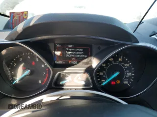 2017 Ford Escape Titanium with VIN 1FMCU9JD0HUC74354, listed as a Copart auction lot 42356345 with 184,816 mi miles and Salvage Title. Bid and sale history available at carsss.com. Image 9.