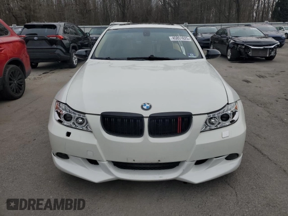 2007 BMW 3 Series 328xi with VIN WBAVC935X7KX53295, listed as a Copart auction lot 45851625 with 184,765 mi miles and Salvage Title. Bid and sale history available at carsss.com. Image 5.
