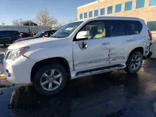 2012 Lexus GX 460 Premium with VIN JTJJM7FX8C5043897, listed as a Copart auction lot 42756945 with 163,588 mi miles and Salvage title. Bid and sale history available at DreamBid. Image 1.
