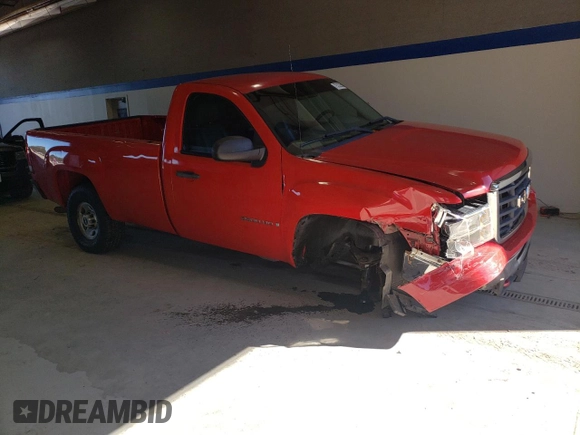 2008 GMC Sierra 1500 with VIN 1GTHC24K08E216642, listed as a Copart auction lot 75222584 with 210,261 mi miles and Salvage Title. Bid and sale history available at DreamBid. Image 4.