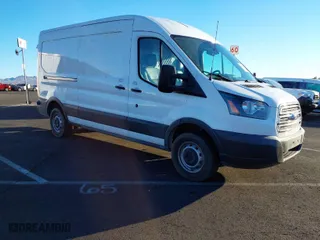 2018 Ford Transit Van with VIN 1FTBW2CM7JKA88309, listed as a IAAI auction lot 41627728 with NaN miles. Bid and sale history available at carsss.com. Image 1.