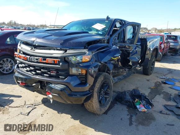 2022 Chevrolet Silverado 1500 Custom Trail Boss with VIN 3GCPDCEK9NG608262, listed as a IAAI auction lot 41317046 with 1 mi miles. Bid and sale history available at carsss.com. Image 16.