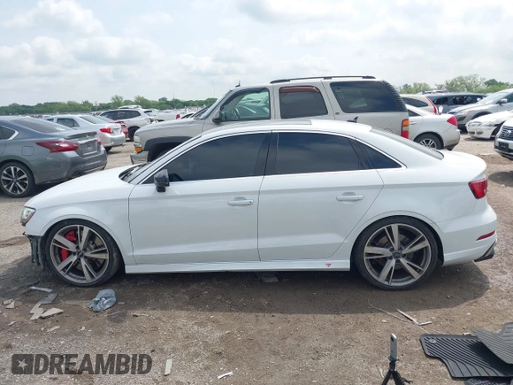 2019 Audi RS 3 with VIN WUABWGFF3KA907627, listed as a IAAI auction lot 42119014 with 38,651 mi miles and . Bid and sale history available at DreamBid. Image 14.