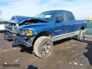 2004 Dodge Ram 2500 SLT with VIN 3D7KU28C94G268544, listed as a IAAI auction lot 41505557 with 222,781 mi miles. Bid and sale history available at carsss.com. Image 2.