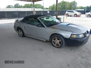 2002 Ford Mustang Deluxe with VIN 1FAFP444X2F175257, listed as a IAAI auction lot 42544832 with Not provided miles and . Bid and sale history available at DreamBid. Image 1.