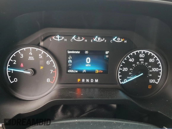 2022 Ford F-150 XL with VIN 1FTMF1CB6NKE06606, listed as a Copart auction lot 42797085 with 45,926 mi miles and Salvage Title. Bid and sale history available at carsss.com. Image 9.
