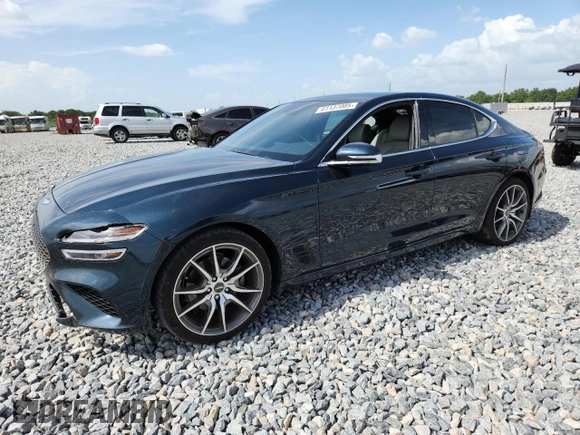 2023 Genesis G70 2.0T with VIN KMTG34TA3PU108506, listed as a Copart auction lot 61137005 with 40,950 mi miles and Salvage title. Bid and sale history available at DreamBid. Image 1.