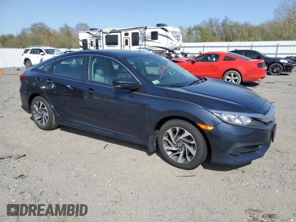 2017 Honda Civic EX z VIN 19XFC2F79HE042025, wystawiony jako Copart lot #54978725 z przebiegiem 61 654 mil mil oraz Szkoda całkowita • Salvage title. Historia ofert i sprzedaży dostępna na DreamBid. Obrazek 4.