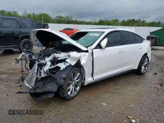 2025 Cadillac CT5 Sport с VIN 1G6DU5RK7S0101632, выставлен на аукционе Copart как лот 54661775 с пробегом 8 927 миль миль и Списание • Salvage title. История ставок и продаж доступна на DreamBid. Изображение 1.