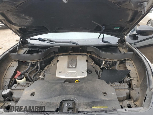 2013 Infiniti FX with VIN JN8CS1MU8DM141623, listed as a Copart auction lot 62533145 with 160,602 mi miles and Salvage title. Bid and sale history available at DreamBid. Image 12.