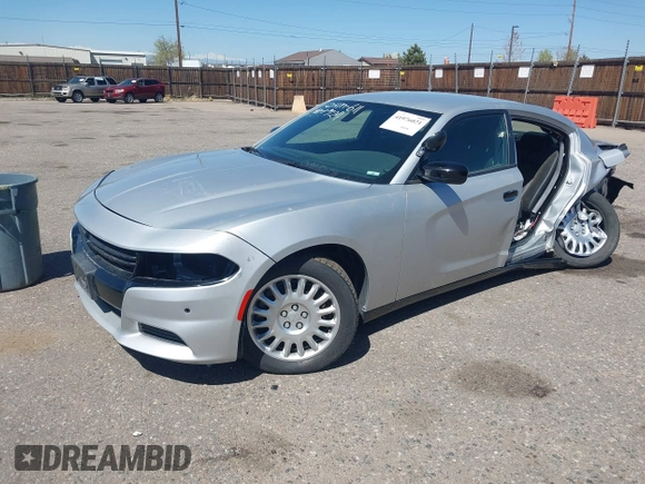 2019 Dodge Charger Police with VIN 2C3CDXKT4KH647831, listed as a IAAI auction lot 41976021 with 35,515 mi miles and . Bid and sale history available at DreamBid. Image 17.