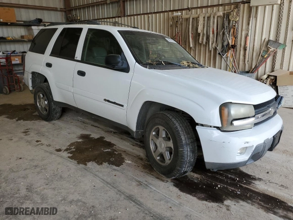 2003 Chevrolet TrailBlazer LS with VIN 1GNDS13S532223228, listed as a Copart auction lot 54373014 with 0 mi miles and Salvage Title. Bid and sale history available at carsss.com. Image 4.