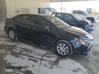 2022 Toyota Corolla LE with VIN JTDEPMAEXNJ197960, listed as a Copart auction lot 52386075 with 32,221 mi miles and Salvage Title. Bid and sale history available at DreamBid. Image 4.