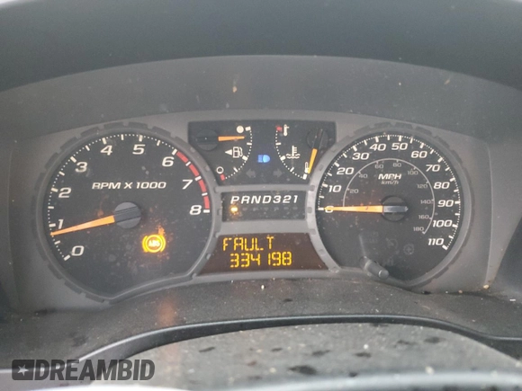 2005 GMC Canyon Work Truck with VIN 1GTCS146558153543, listed as a Copart auction lot 80711464 with 334,198 mi miles and Salvage Title. Bid and sale history available at carsss.com. Image 9.
