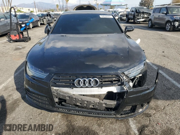 2017 Audi A7 Premium Plus with VIN WAUW2AFCXHN014320, listed as a Copart auction lot 44638995 with 71,589 mi miles and Salvage title. Bid and sale history available at DreamBid. Image 5.