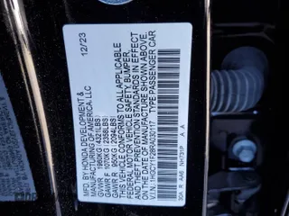 2024 Honda Accord LX z VIN 1HGCY1F28RA030117, wystawiony jako Copart lot #51347585 z przebiegiem 9546 mil mil oraz Szkody całkowita. Historia ofert i sprzedaży dostępna na DreamBid. Obrazek 14.