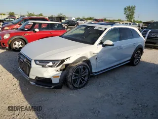 2018 Audi A4 allroad Premium Plus with VIN WA18NAF49JA023691, listed as a Copart auction lot 51769984 with 46,789 mi miles and Salvage Title. Bid and sale history available at carsss.com. Image 1.